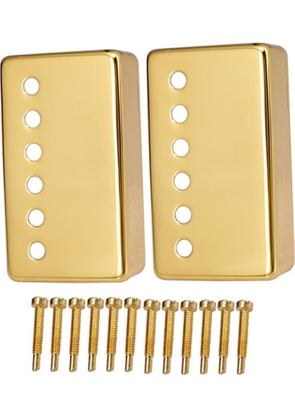 Humbucker Pikap Pikap Kelepçeli Vidalar ile Elektro Gitar Için Kapakları Altın (Yurt Dışından) fırsatları