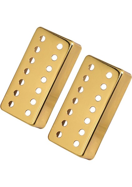 2 Adet Pirinç 7 Dize Elektro Gitar Humbucker Kabuk Altın Kapakları (Yurt Dışından) fiyatları