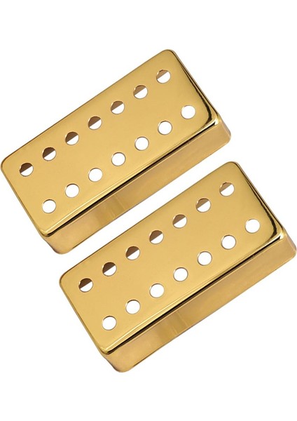 2 Adet Pirinç 7 Dize Elektro Gitar Humbucker Kabuk Altın Kapakları (Yurt Dışından) fırsatları