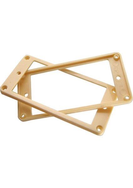 2 Adet Plastik Düz Humbucker Pikap Montaj Halkası Çerçeve Elektro Gitar Bej Için (Yurt Dışından)