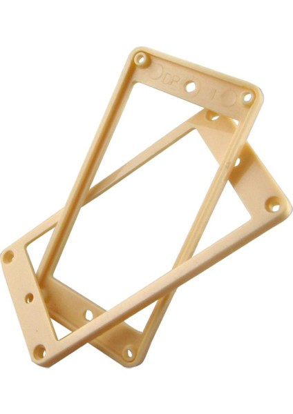 2 Adet Plastik Düz Humbucker Pikap Montaj Halkası Çerçeve Elektro Gitar Bej Için (Yurt Dışından) fırsatları
