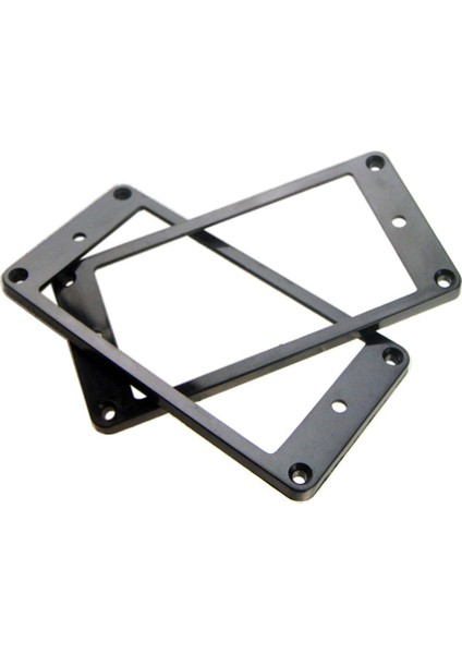 Elektro Gitar Aksesuar Siyah Için 2x Plastik Humbucker Pikap Çerçeve Yüzük (Yurt Dışından)
