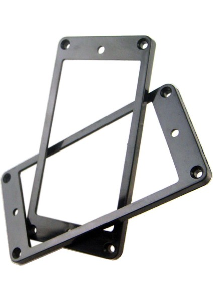 Elektro Gitar Aksesuar Siyah Için 2x Plastik Humbucker Pikap Çerçeve Yüzük (Yurt Dışından)
