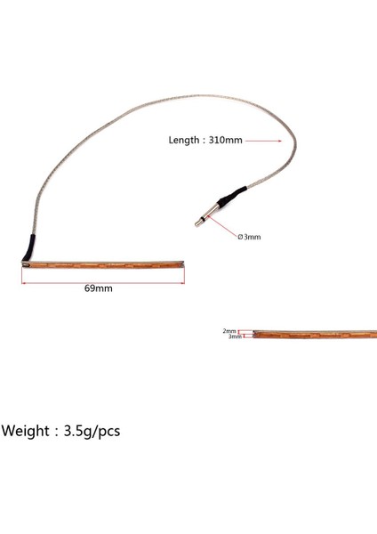 5 Dönüştürücü Piezo Pikap Acoustic Gitar Için Eyer Pikap Enstrüman Altında (Yurt Dışından)