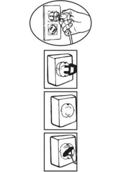 6 Adet Priz Kapağı - Bebek ve Çocuk Güvenliği Kapağı