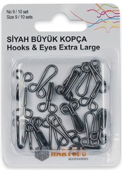 Kopça | Kartopu Siyah Büyük Boy
