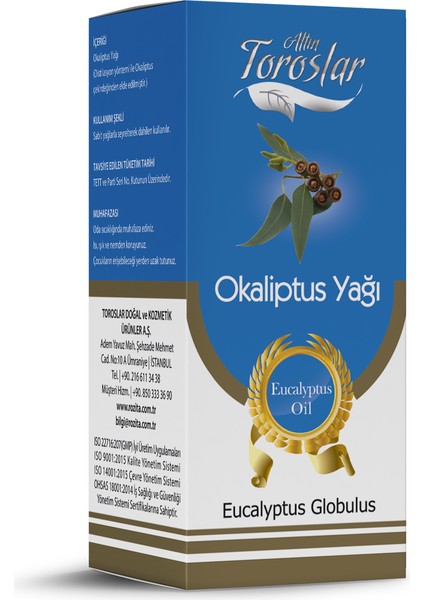 Altın Toroslar Okaliptus Yağı 10 ml