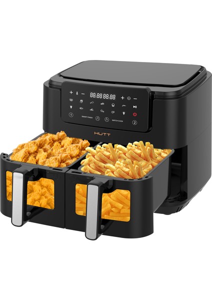 D9 Çift Hazneli Air Fryer Yağsız Fritöz (4.5 + 4.5 ) 9 Lt.