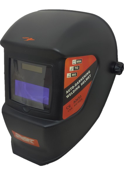 Kaynak Maskesi Kolormatik Kararan Cam Dijital Başlıklı Maske