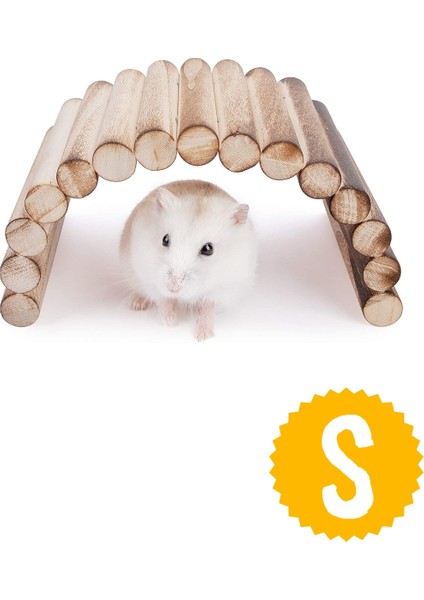 (20 cm x 10 cm ) Hamster Gerbil Fare Sıçan Gine Domuzu Veya Diğer Küçük Hayvanlar Için Köprü Merdiveni