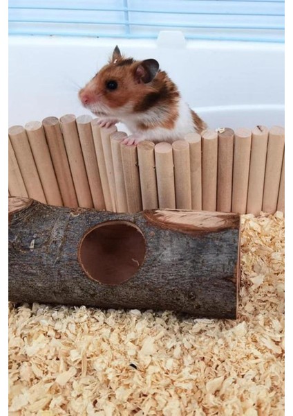 Hamster Uzun Ahşap Köprü, Cüce Hamster Bükülebilir Merdiven,