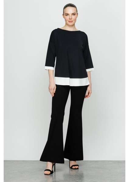 Truvakar Kol Bluz-Siyah-Ekru fırsatları