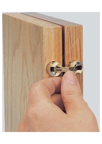 Silindir Masa Menteşesi Pirinç 12MM (2 Adet)