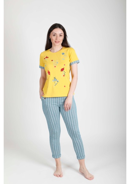 Ipek Işlemeli Pijama Takımı