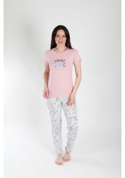 Kısa Kollu Pijama Takımı