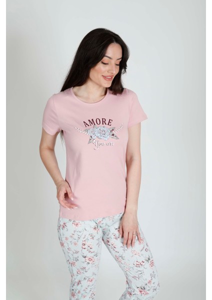 Kısa Kollu Pijama Takımı