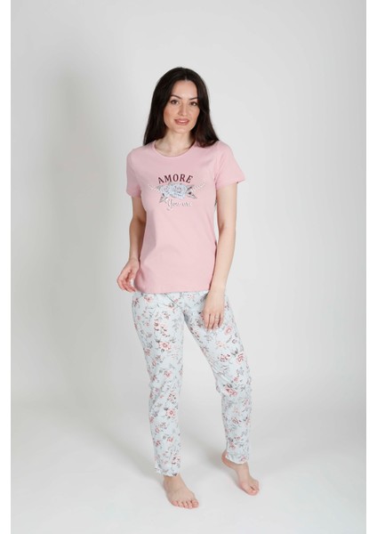 Kısa Kollu Pijama Takımı