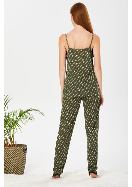 Dantelli Askılı Pijama Takımı
