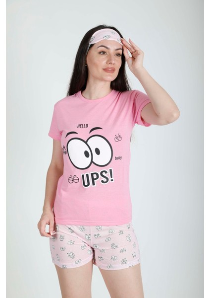 Pamuklu Pembe Pijama Takımı