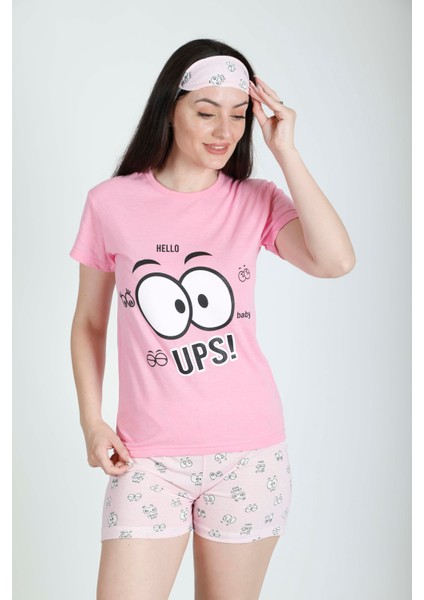 Pamuklu Pembe Pijama Takımı