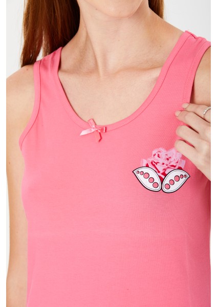Çiçekli Şortlu Pijama Takımı