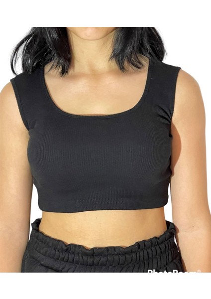 Kadın Crop Top- Kadın Yarım Atlet