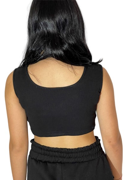 Kadın Crop Top- Kadın Yarım Atlet