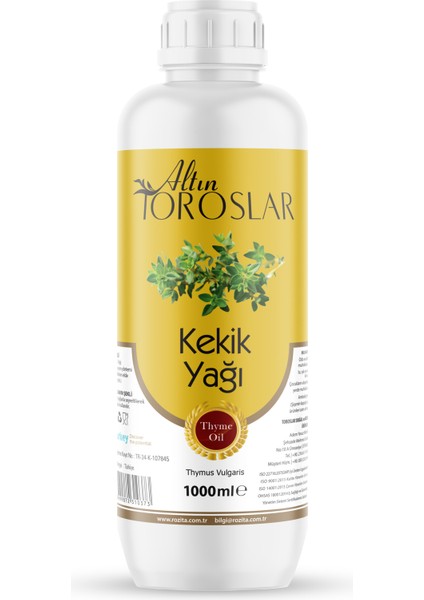 Kekik Yağı 1 Litre