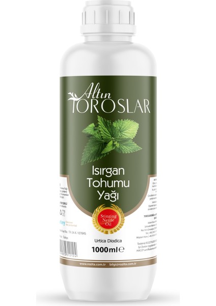 Isırgan Tohumu Yağı 1 Litre