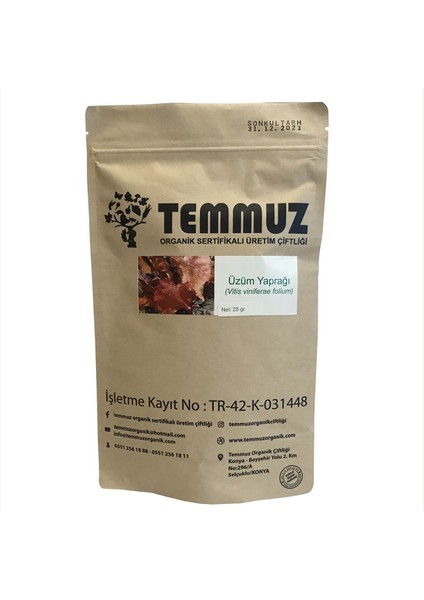 Üzüm Yaprak Çayı 50 gr