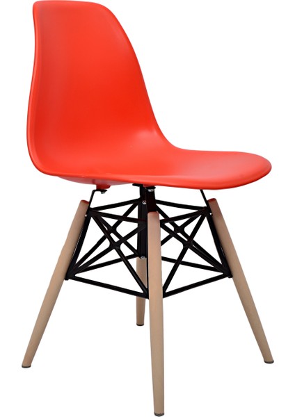 Dorcia Home Yeni Dorcia Home Eames Plastik Kafesli Sandalye - Cafe Balkon Mutfak Sandalyesi