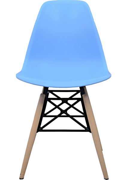Eames Plastik Kafesli Sandalye - Cafe Balkon Mutfak Sandalyesi