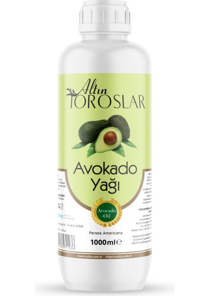Avokado Yağı 1 Litre