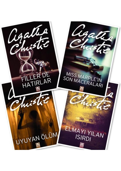 Filler De Hatırlar - Miss Marple'nin Son Maceraları - Uyuyan Ölüm - Elmayı Yılan Isırdı - 4 Kitap