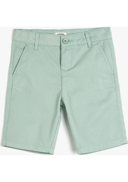 Normal Bel Normal Mint Erkek Çocuk Şort 3SKB40014TW