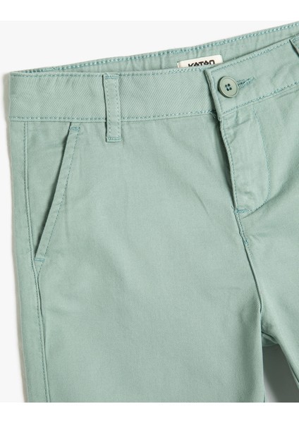 Normal Bel Normal Mint Erkek Çocuk Şort 3SKB40014TW
