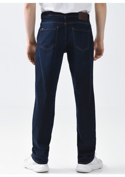 Armani Exchange Normal Bel Straight Erkek Denim Pantolon 6LZJ16 1500-INDIGO Denım