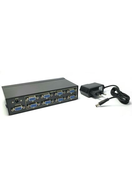 8 Port VGA Splitter 8 Port VGA Çoğaltıcı 200 Mhz 8 Port VGA Splitter