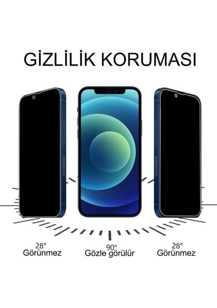 Iphone 13 Pro Uyumlu Hayalet Ekran Gizli Tam Kaplayan Kırılmaz Cam Seramik Ekran Koruyucu Film