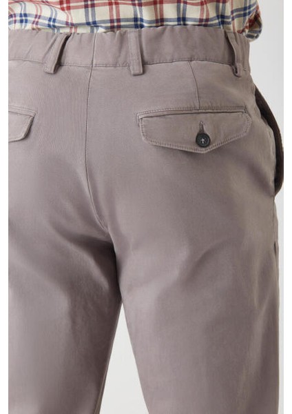 4 Cepli Gri Lastikli Erkek Pantolon PNS22K22229_D55