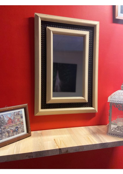 Hazeran Desenli, Çerçeveli, 43CM x 63 cm Dekoratif Ayna fiyatları