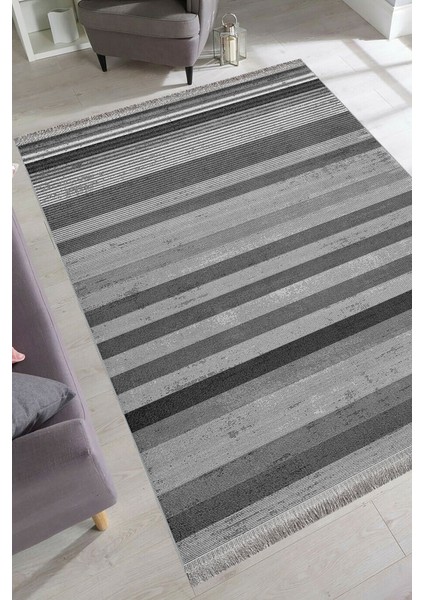 Olivia Yıkanabilir Dijital Baskılı Kaymaz Tabanlı Halı 100 x 200