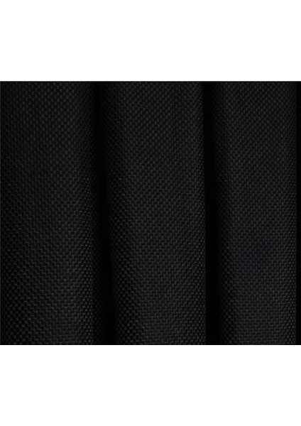 Hasır Dokulu Lüks Fon Perde Pilesiz Tek Kanat Siyah indirimleri