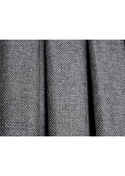 Hasır Dokulu Lüks Fon Perde Pilesiz Tek Kanat Taş modelleri