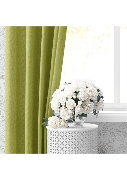 Blackout Karartma Tek Kanat Fon Perde Fıstık Yeşili fiyatları