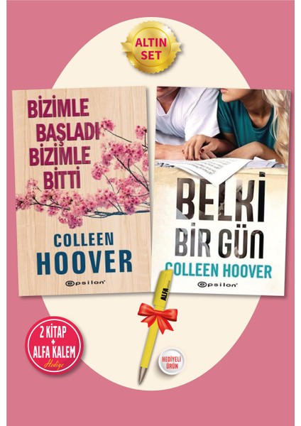 Bizimle Başladı Bizimle Bitti - Belki Bir Gün - 2 Kitap - Colleen Hoover