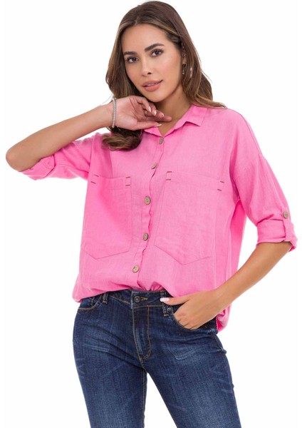 WH132 Pembe Yazlık Keten Gömlek10 fiyatları