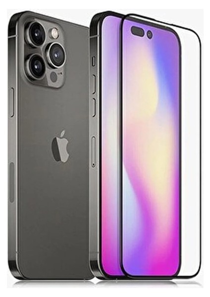 Iphone 14 Pro Max Uyumlu 9d Tam Kaplayan Parmak Izi Bırakmayan Ekran Koruyucu Film