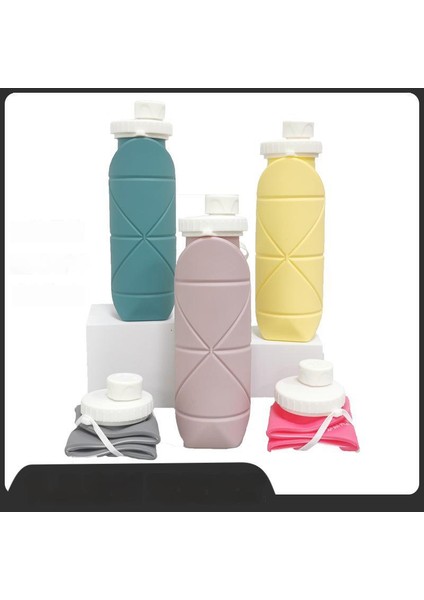 Taşınabilir Bisiklet Seyahat Silikon Katlanabilir Su Bardağı Doğa Sporları Su Şişesi (Yurt Dışından) modelleri