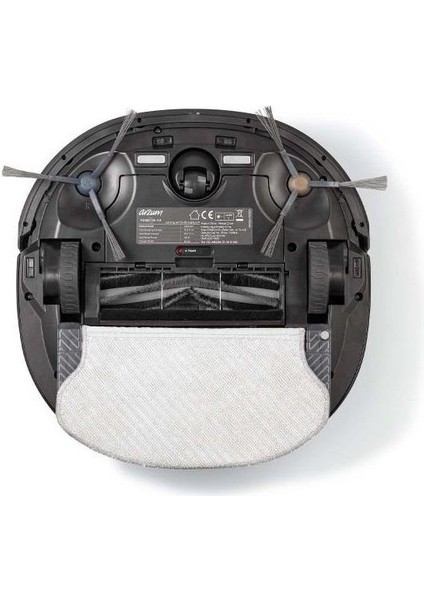 Robotek X4 Lds Akıllı Robot Süpürge- Siyah AR4304